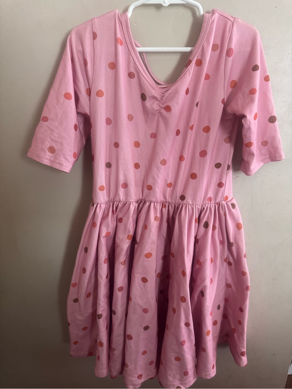 Dot Dot Smile Pink Polka Dot Casual Dress